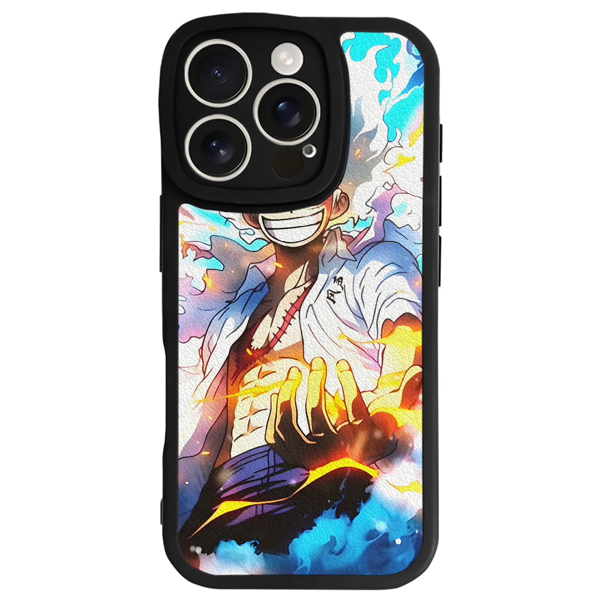 （画像用） ワンピース ONE PIECE 【iPhone 16シリーズ対応】シリコンスマホケース（レザー調） 材質：シリコン